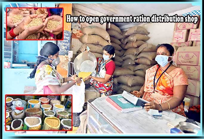 How To Open Government Ration Distribution Shop
